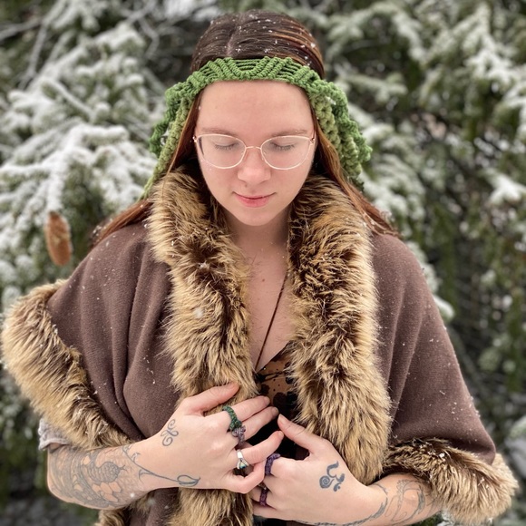 Epiphany Headpiece Handmade Macrame - Picture 14 of 16